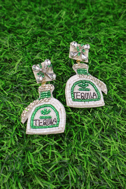 White Tequila earring